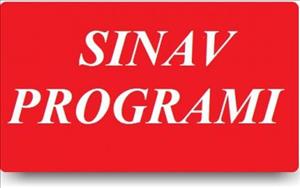 2024-2025 GÜZ DÖNEMİ ARA SINAV PROGRAMI